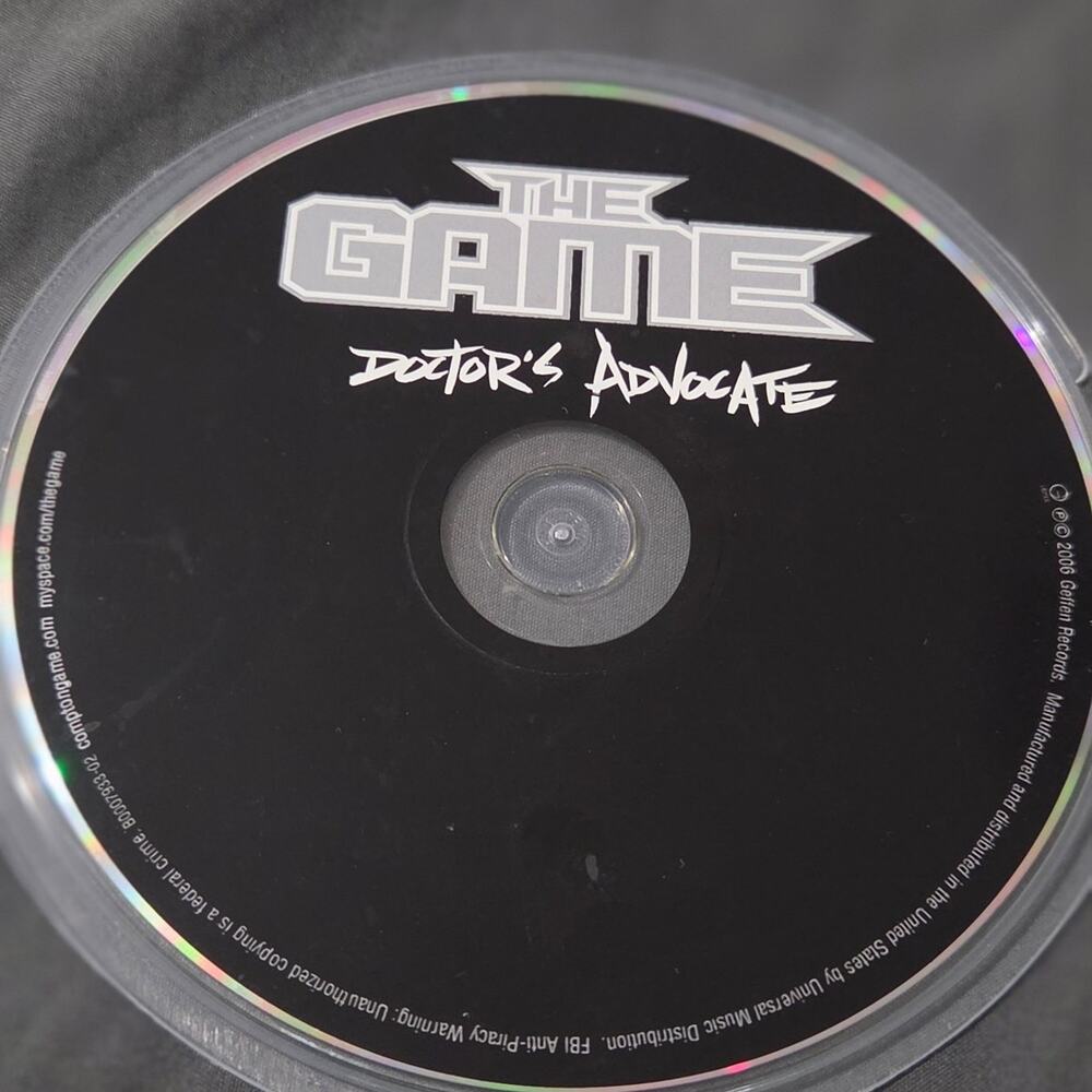 Vtg 2006 The Game DOCTOR'S ADVOCATE  CD RAP HIP HOP